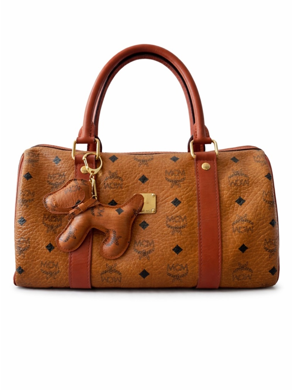 MCM Boston Bag - Cognac
